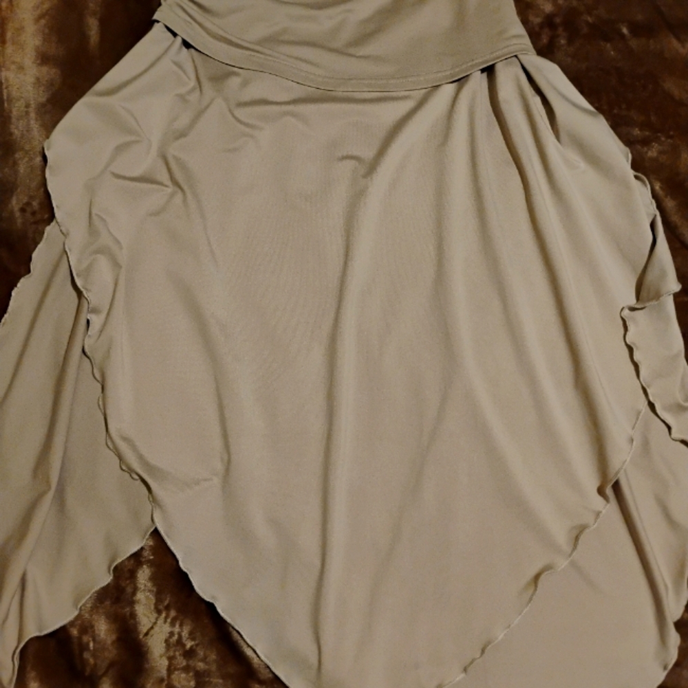 Cute Cream Boho Skirt